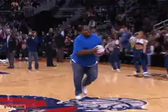 fat man slam dunk fail