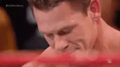 John Cena smirking and looking down