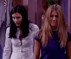 Friends characters say surprise