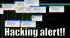 Hacking alert error windows