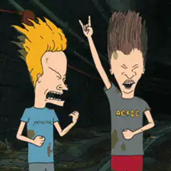 Beavis and Butt-Head headbanging