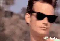 Cool Guy Nods in Sunglasses