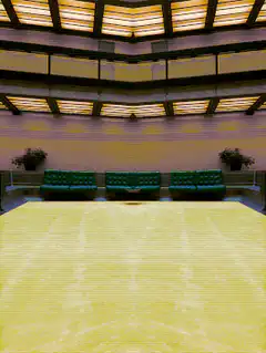 The Overlook Hotel lobby