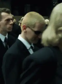 Trinity in red dress Matrix Reloaded