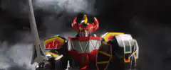Red Ranger Megazord zooms in