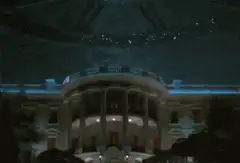White House destroyed by alien laser