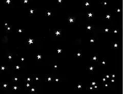 Twinkling stars on black background