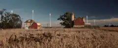 Nuclear missiles launch and explode over farmland