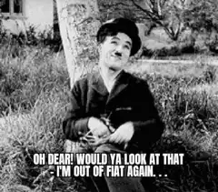 Charlie Chaplin Out of Fiat