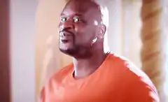 Shaquille O'Neal Smirking