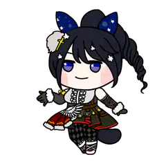 chibi character with star ears