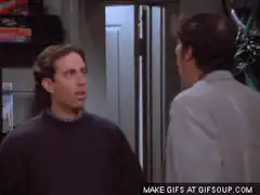 George Costanza shocked by Jerry