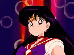 Sailor Mars transformation sequence