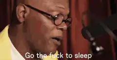 Samuel L. Jackson Go the fuck to sleep