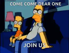 Homer and Bart sitting on couch