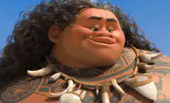 Maui smirking and raising an eyebrow