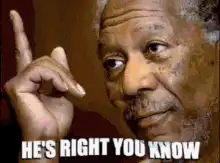 Morgan Freeman He's Right You Know Bitcoin