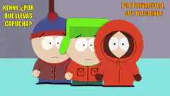 Kenny asks Kyle why he wears a hood