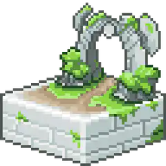 pixel art portal opening