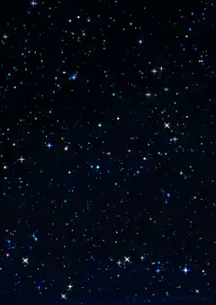 Twinkling stars in deep space