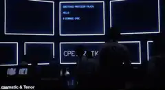 WarGames computer screen and reaction