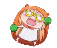 Kanna Kamui excited bear costume