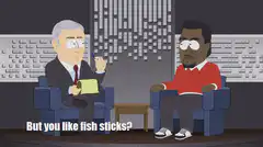 South Park Kanye West fish sticks