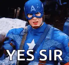 Captain America Yes Sir