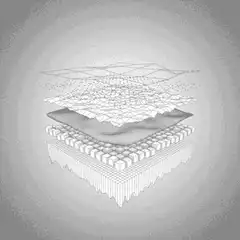 Abstract layered geometric animation