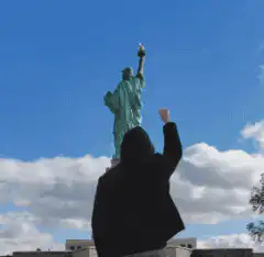 Matrix Statue of Liberty