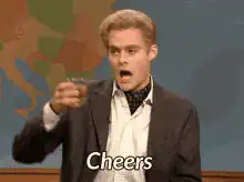 Bill Hader Cheers To Me