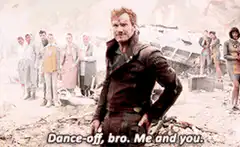 Dance-off, bro. Me and you.