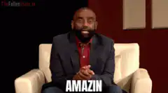Boris Kodjoe saying AMAZIN