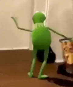 Kermit the Frog dancing