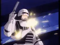 RoboCop shooting gun