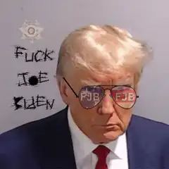 Donald Trump FJB Sunglasses Mugshot