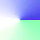 Rotating blue green and white color wheel