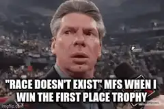 Vince McMahon Race Doesn't Exist Meme