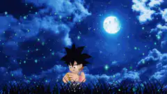 Goku sees his father's spirit