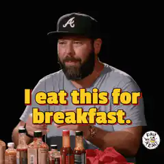 I eat this for breakfast