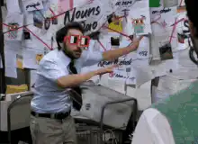 Michael Scott Nouns Dao 3D Glasses