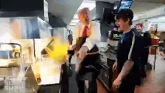 Donald Trump McDonald's fire