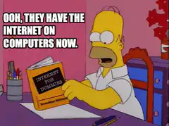 Homer Simpson Internet for Dummies