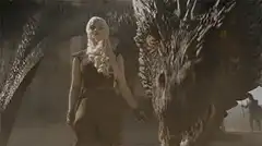 Daenerys Targaryen with dragon