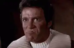 William Shatner angry face