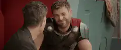 Thor smirks and says is it though