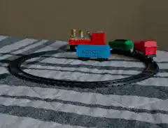 Lego train on circular track