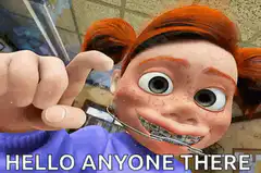 Hello Anyone There Girl