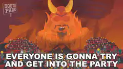 Satan South Park Party