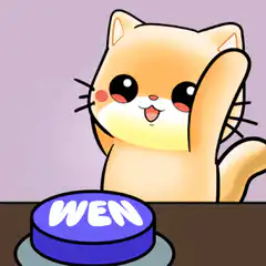 Cat pressing WEN button